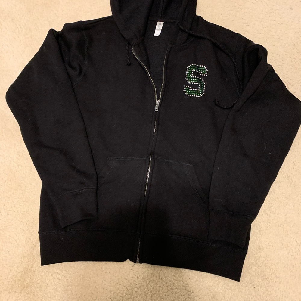 Hooded Michigan state sweatshirt